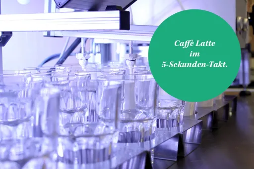Milchanlage beim Coffee Catering von mocca mobil im Meeting Guide Berlin