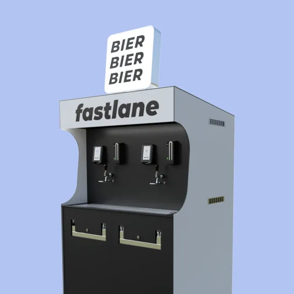 Bild vom Selbstzapf-Automat "fastlane flex"
