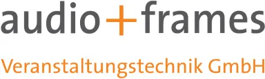 Logo von audio+frames Veranstaltungstechnik GmbH 