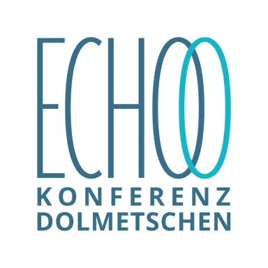 Logo von ECHOO Konferenzdolmetschen mit konzentrischen Kreisen