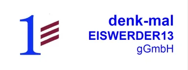 Schild "denk-malEISWERDER13 gGmbH"