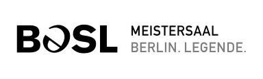 Logo mit Text: "BESL MEISTERSAAL BERLIN. LEGENDE."