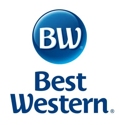 Best Western Logo mit blauem Kreis und weißen Buchstaben BW