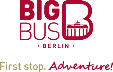 Logo von Big Bus Berlin mit dem Brandenburger Tor im Buchstaben B.