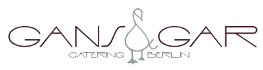 Gans & Gar logo with a stylized goose and the words "Catering Berlin" underneath.